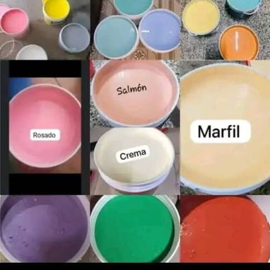 ALTA GAMA  PINTURA ANTI HUMEDAD      HAY TODOS LOS COLORES              ( VINIL )  *CUBETA DE 10 LITROS PRECIO 10 MIL *C - Img 120985613