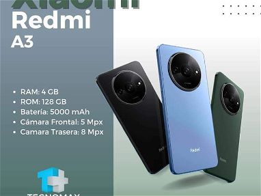 TECNOMAX • Xiaomi Redmi A3 • 4RAM •128GB •NUEVO en CAJA • 59152641 - Img main-image-45726587