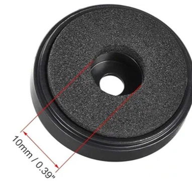 Set de 4 patas plásticas negras para altavoces - Img 117810512