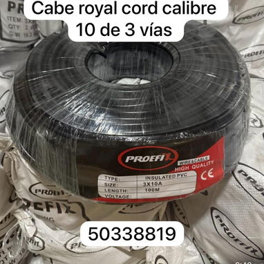 Cables Royalcord calibres 12 y 10 de 3 vías x metros ,, mensajería opcional - Img 106936823