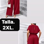 Mono de color rojo intenso, elegante. Talla grande 2XL - Img 57043846