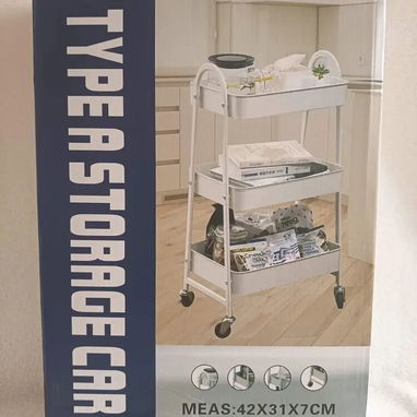 Organizador multipropósito, 3 niveles con rueditas - Img 120929201