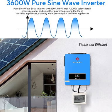 Inversor híbrido 3.6KW pico 6.2KW, ideal para su sistema solar, nuevo en su caja... 53610767 ... Mensajería disponible - 4/6