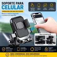Soporte Portacelular para motos, Bicimotos, bicicletas y triciclos - Img 57896606