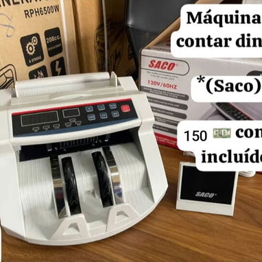 💸MÁQUINA CONTADORA DE BILLETES MARCA SACO CON DETENCIÓN DE BILLETES FALSOS 💸 💵 PRECIO Especial: 💰: $100 USD 📦 Est - Img 122295588
