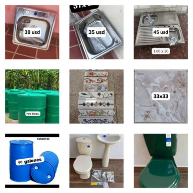 🔴 AZULEJOS  TAZAS DE BAÑO FREGADEROS CINTILLOS TEJAS TUBOS PUZZLES ROLLO DE CERCA ALAMBRE PÚAS CEMENTO COLA Y MAS - Img 125835761