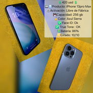 IPhone 13pro Max de 256gb internos ñara venta o cambio solo por iPhone menor y vuelto - Img 55994689