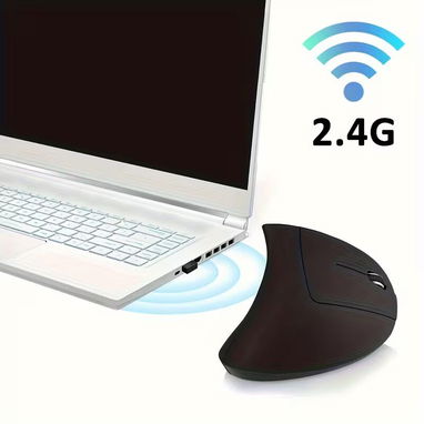 ☎️53544655 🛵 Entrega Disponible ⭐Mouse Vertical Ergonómico Recargable para PC y Laptop ⭐ - Img 121552193