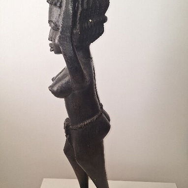 Estatua africana de madera (80 cm) - 2/6