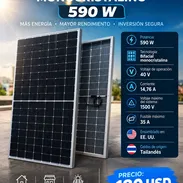 ☀️ PANEL SOLAR BIFACIAL MONOCRISTALINO – 590 W ⚡ 🔋 Alto rendimiento y mayor producción de energía ✅ Potencia: 590 W ✅ - Img 57917250