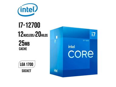 📲🆕 (NEW) CPU + Disipador Intel® Core™ i7-12700 / 20 hilos / 25M Cache / hasta 4.90 GHz (Sellado) 📦📲 - Img main-image