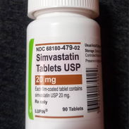 Simbastatina 20 mg, frasco de 90 tabletas - Img 56298936