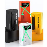 Cargador portátil para celular - PowerBank 50000maH, color amarillo y negro . 55 USD - Img 56272973