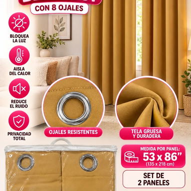 CORTINAS BLACKOUT - 3/8