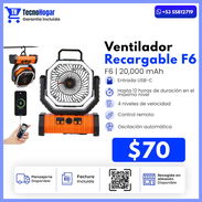 Ventilador Recargable - Img 56704650