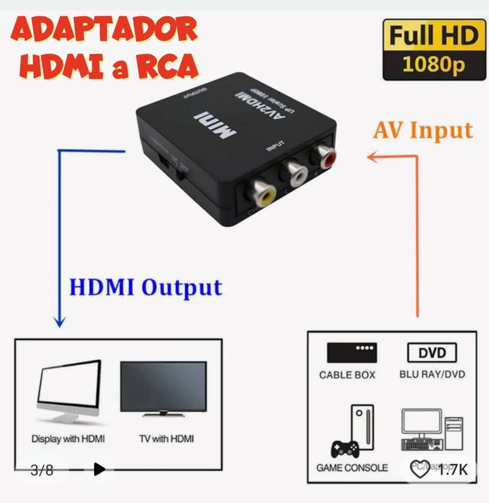 HDMI-VGA/VGA-HDMI/HDMI-RCA/RCA-HDMI/DisplayPort-HD en La Habana, Cuba -  Revolico