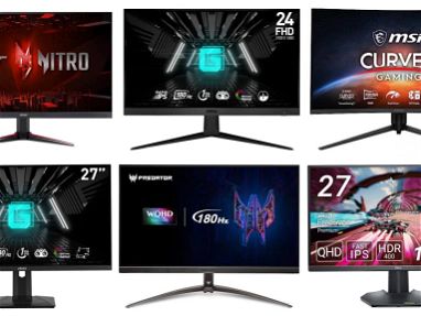 🦼Exelentes monitores Gaming IPS FHD y 2k marcas como MSI ACER DELL ETC - Img main-image
