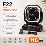 VENTILADOR RECARGABLE F22 - Img 56280141