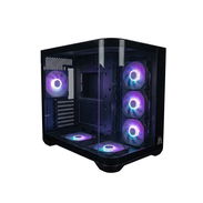 CHASIS SAMA V60 BLACK CRISTAL TEMPLADO CON SUS 6 FANES ARGB - Img 57374589