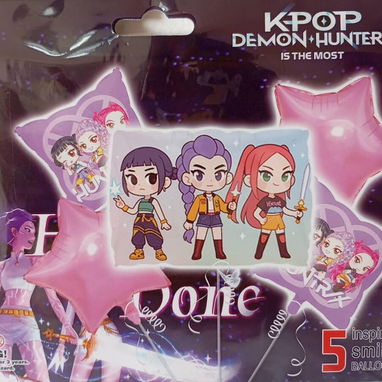 Set de 5 globos K Pop - Img 120953569