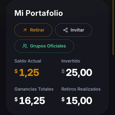 💥 Duplica tu dinero en 40 dÃas 🚀 Rendimiento diario hasta 5% 👉 Planes desde $10 – Retiros diarios - Img 122901228