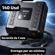 BACKUP/UPS DE PC CON 12 TOMAS 100OVA 600W, Garantía de 1 mes, Entrega por un mínimo costo adicional de 1 Usd para toda L - Img 53254568