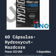 60 cápsulas Hydroxycut- Hardcore - Img 55553529