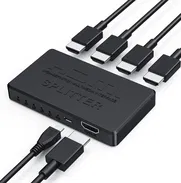 Splitter HDMI Divisor 4K - 4 Salidas Simultáneas Gama Alta NUEVO Compatible 4K Ultra HD Múltiples Pantallas CALIDAD - Img 49455936