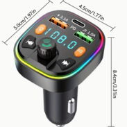 Transmisor FM Carro / Reproductora MP3 Carro Bluetooth USB y Carga Rápida ✅ Reproductor MP3 Auto - Img 45619924