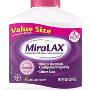 Miralax es el pomo grande de 765 g de 45 dosis - Img 57654147