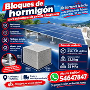 Bases de hormigon para paneles solares - Img 56974873