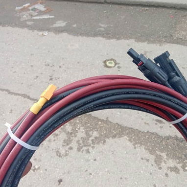 Cable fotovoltáico para panel solar con sus conexiones - Img 124489059