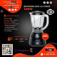 💲💲BATIDORA EKO 400W JARRA DE PLÁSTICO. FACTURA Y GARANTÍA DE 1 AÑO. TLF 54833699 - Img 49712206