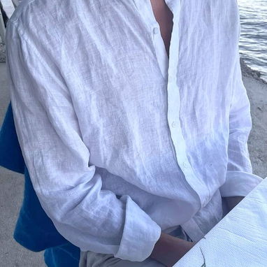Conjunto de Lino  Camisas , Short, Pantalones , Perfumes,  Sandalias, ropa casual para hombre .Moda italiana 52465450 - Img 98861788