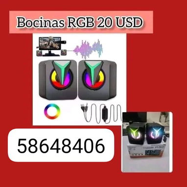 Bocinas RGB Gamer🔊📦 - Img 123999141