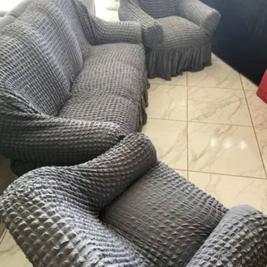 Forros para muebles 311, colores enteros con volantes - Img 117255116