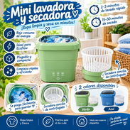 Mini lavadora y secadora de bajo consumo - Img 57654558