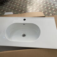 Lavamano de encimera blanco coco 1x46 nuevo en caja , transporte y garantía - Img 45641524