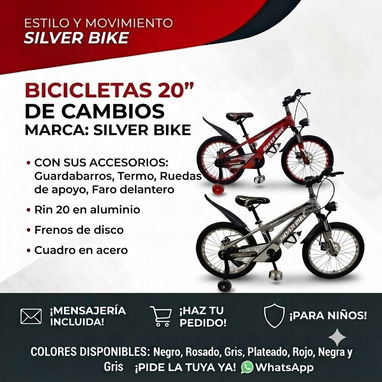 Bicicletas Silver Bike 26" y 20" con cambios - 2/2