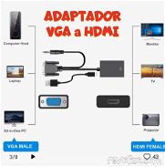 Adaptador VGA a HDMI /Adaptador VGA a HDMI /Adaptador VGA a HDMI /Adaptador VGA a HDMI /Adaptador VGA a HDMI /Adaptador - Img 45664403