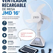 Ventilador de mesa recargable JMD16 - Img 55552298