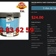 Pintura Profesional Blanca Macy M-2 4L Oferta de Temporada VPT-0204 - Img 54486472