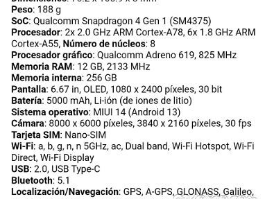 Teléfono Xiaomi Redmi Note 12R Pro 5G - Img main-image