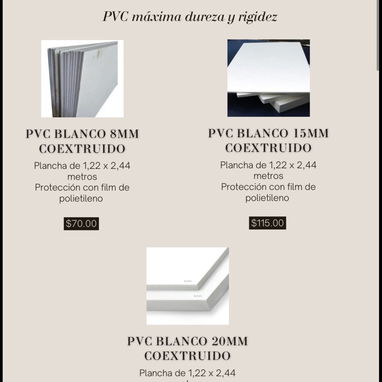 PVC, acrílicos, WPC, materiales rígidos y flexibles para impresión y montaje - 3/10