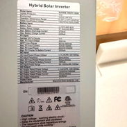 Inversor híbrido de 12kw Sako 110 y 220v nuevo en caja ahí tienen la ficha técnica - Img 56943157