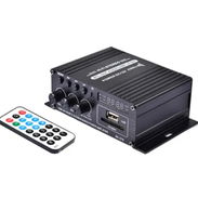 Mini amplificador Bluetooth AK-370, Potencia de 20 W + 20 W, 12 V , minialtavoz estéreo HiFi. - Img 56815871