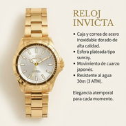 ⌚✨ RELOJ INVICTA DORADO CON ESFERA PLATEADA ✨🤍 - Img 56407031