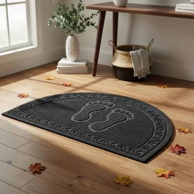 Alfombra de entrada con diseño semicircular (media luna) _tm7*____ - 2/8