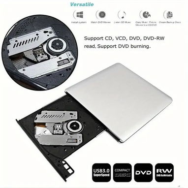 ☎️53544655 🛵 Entrega Disponible ⭐ Unidad de DVD Externa USB 3.0 Compacta ⭐ - Img 121551452