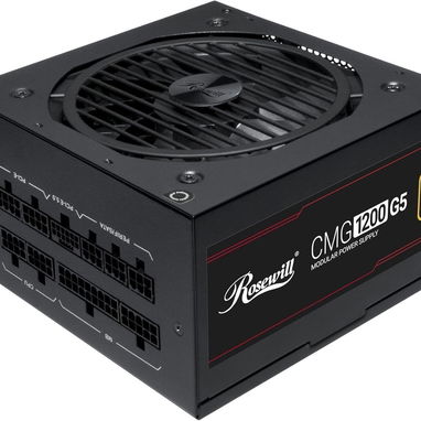 Rosewill CMG5 1200W, compatible con ATX 3.0 y 3.1, fuente de alimentación modular completa 80+ Gold - 3/5